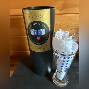 Ritzenhoff Decorative Dice 🎲🎲🎲  Design Pilsner Glass
